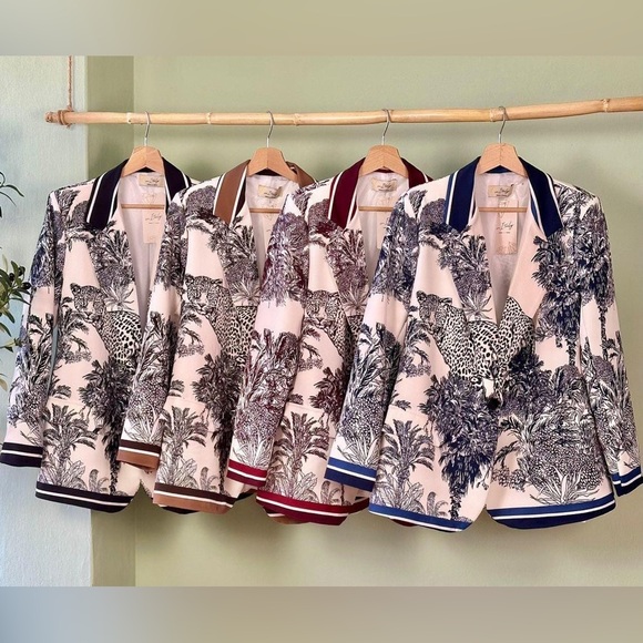 made in Italy Jackets & Blazers - Animal Print Italian Blazer
